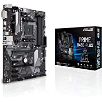 ASUS PRIME B450-PLUS - Placa base AMD AM4 ATX con conector Aura Sync RGB- DDR4 3200 MHz- M.2- HDMI 2.0b- SATA 6 Gbps y…